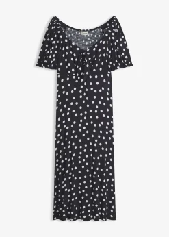 bonprix Robe midi en viscose extensible|Femme Robes