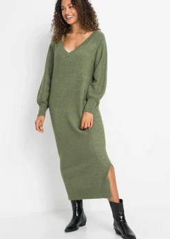 bonprix Robe midi oversize en maille|Femme Maille|Robes