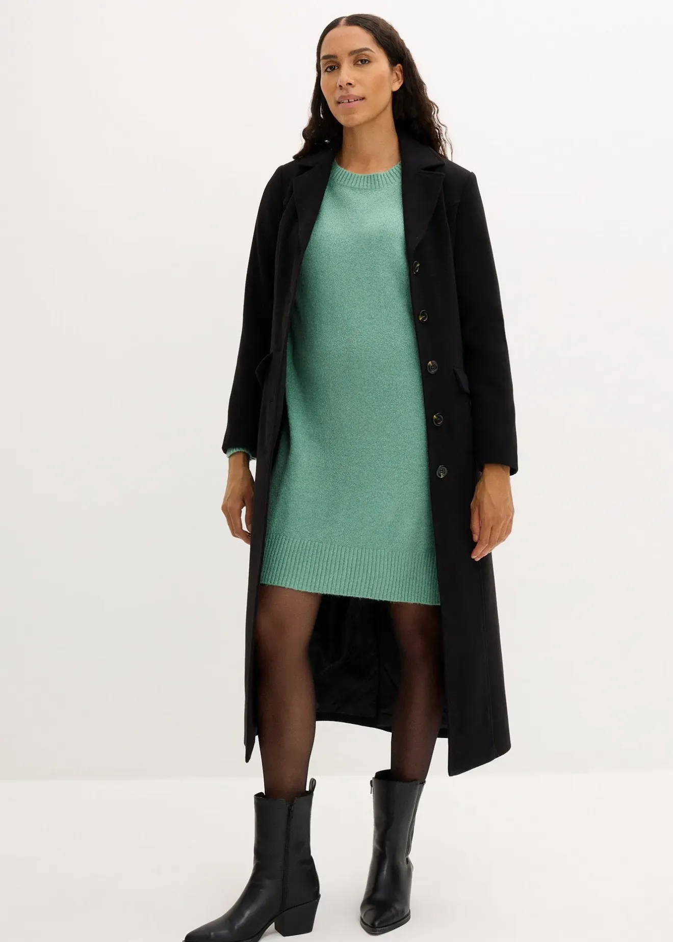 Femme bonprix Robes|Robe oversize en maille