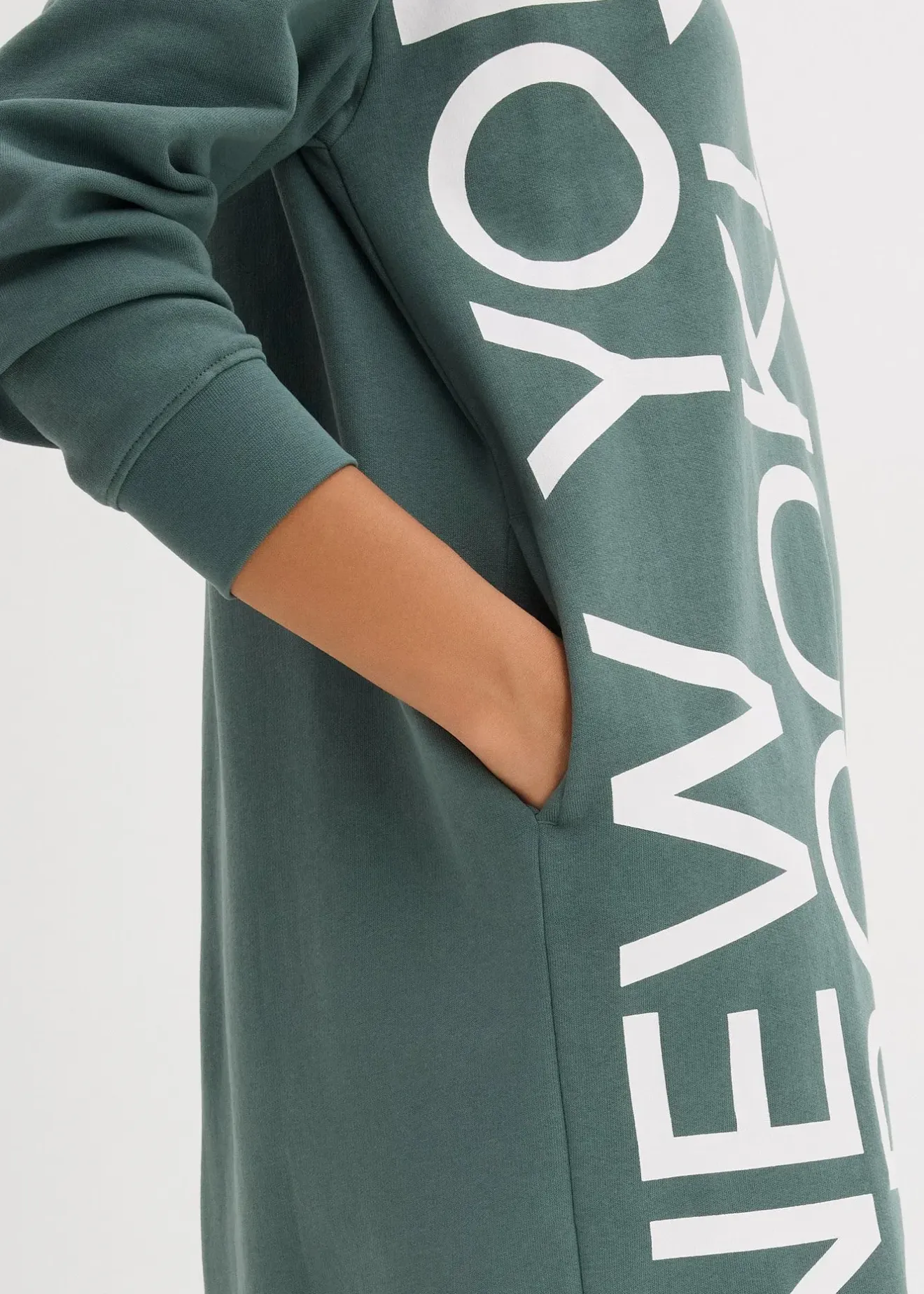 Femme bonprix Sweats|Robes|Robe oversize en molleton doux