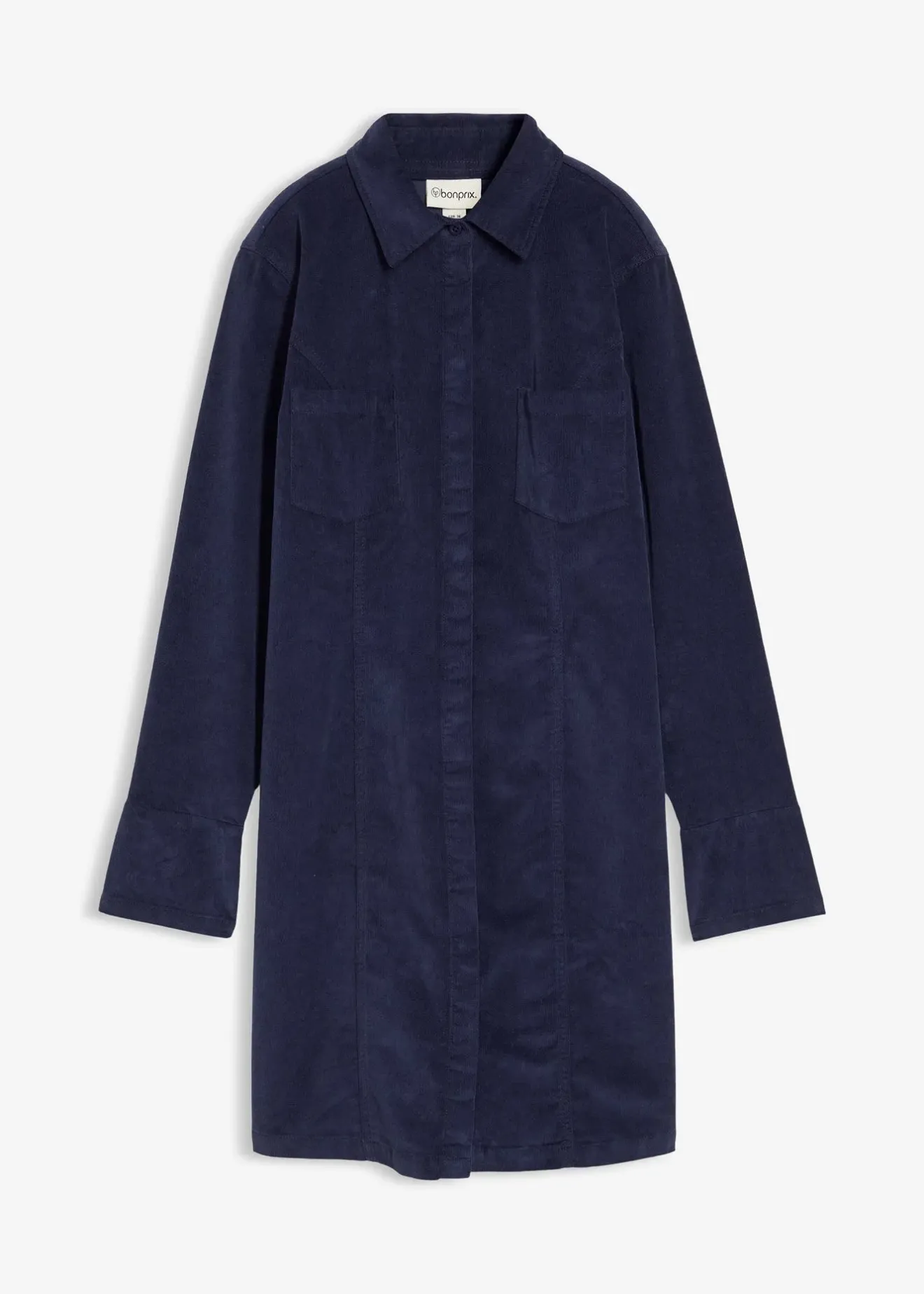 Femme bonprix Robes|Robe près du corps en velours côtelé