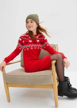 Enfant bonprix Vêtements Enfant|Filles 9-16 Ans·Robes & Combinaisons|Robe pull