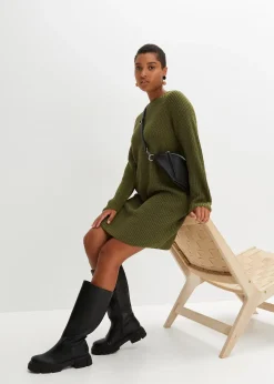 Femme bonprix Maille|Robes|Robe pull