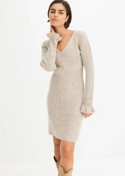 Femme bonprix Maille|Robes|Robe pull