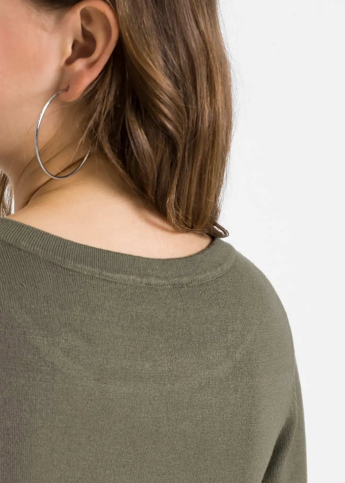 Femme bonprix Maille|Pulls & Gilets|Robe pull en fine maille avec jupe montée