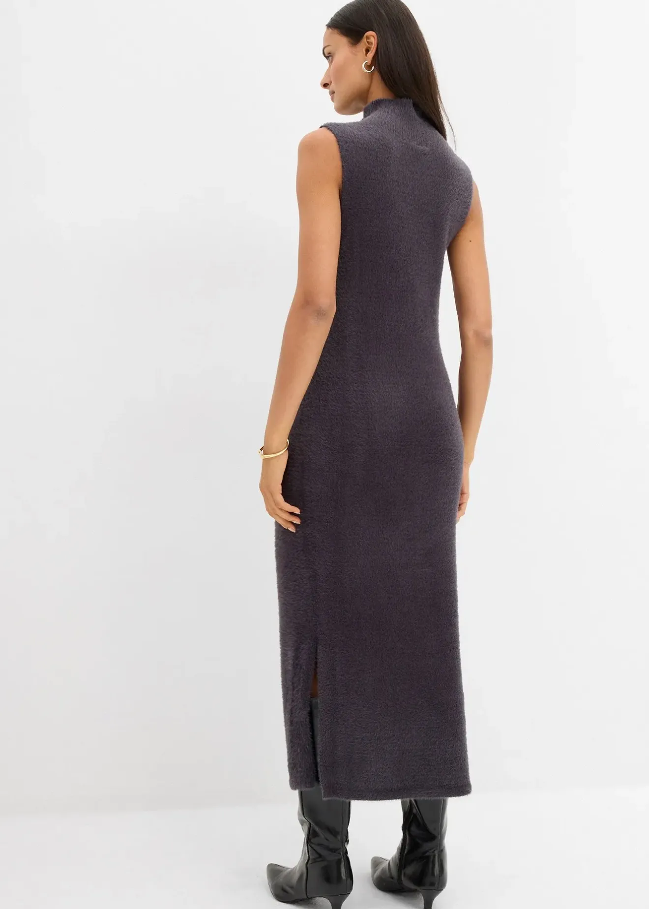 bonprix Robe pull en viscose mélangée|Femme Maille|Robes