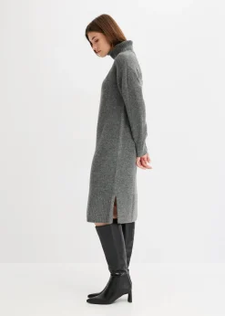 bonprix Robe pull fendue sur le côté|Femme Maille|Robes