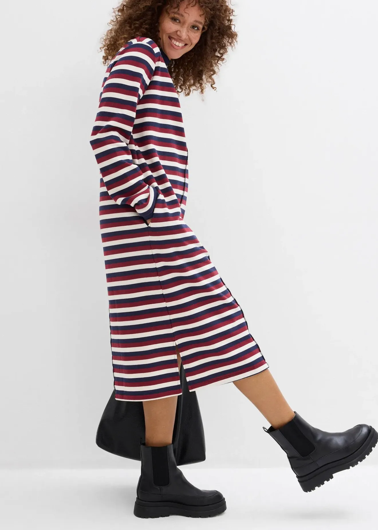 Femme bonprix Tailles Petite|Robe sweat