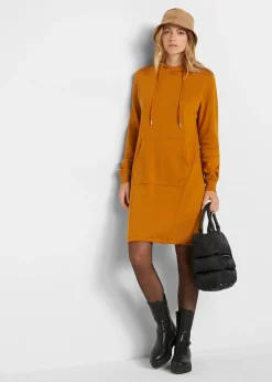 Femme bonprix Sweats|Robes|Robe sweat en coton mélangé