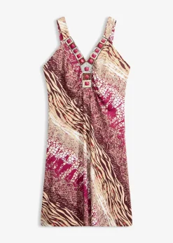 Femme bonprix Robes|Robe trapèze en jersey