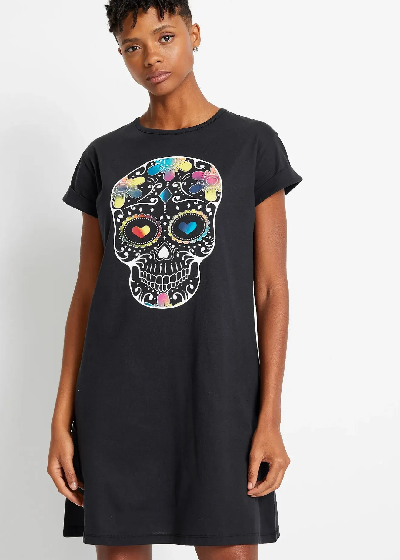 bonprix Robe T-shirt 100% coton|Femme Robes