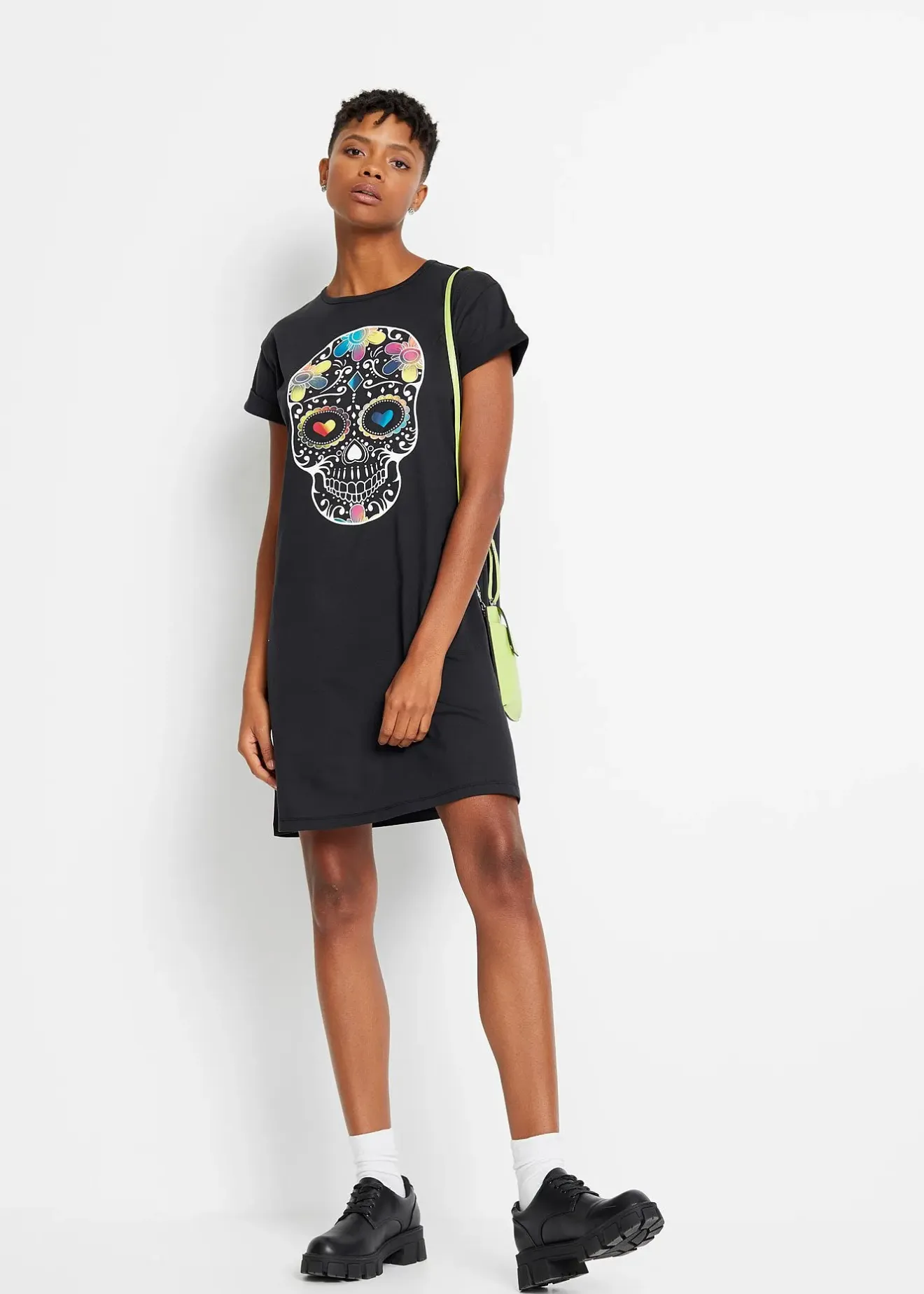 bonprix Robe T-shirt 100% coton|Femme Robes