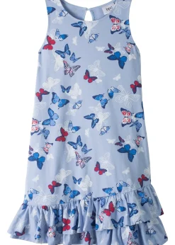 bonprix Robe volantée en jersey 100% coton|Enfant Filles 9-16 Ans·Robes & Combinaisons