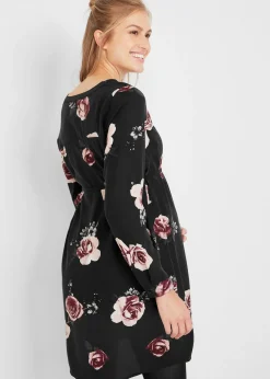 bonprix Robe-blouse de grossesse et d'allaitement en viscose fluide|Femme Femme Enceinte