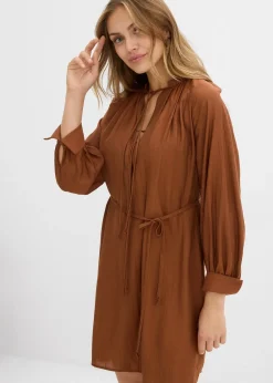 bonprix Robe-blouse de grossesse et d’allaitement en viscose fluide|Femme Femme Enceinte