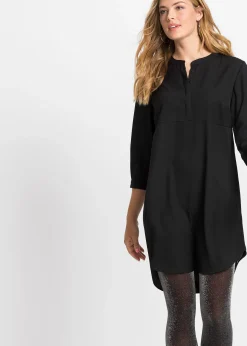 Femme bonprix Robes|Robe-chemise à col boutonné