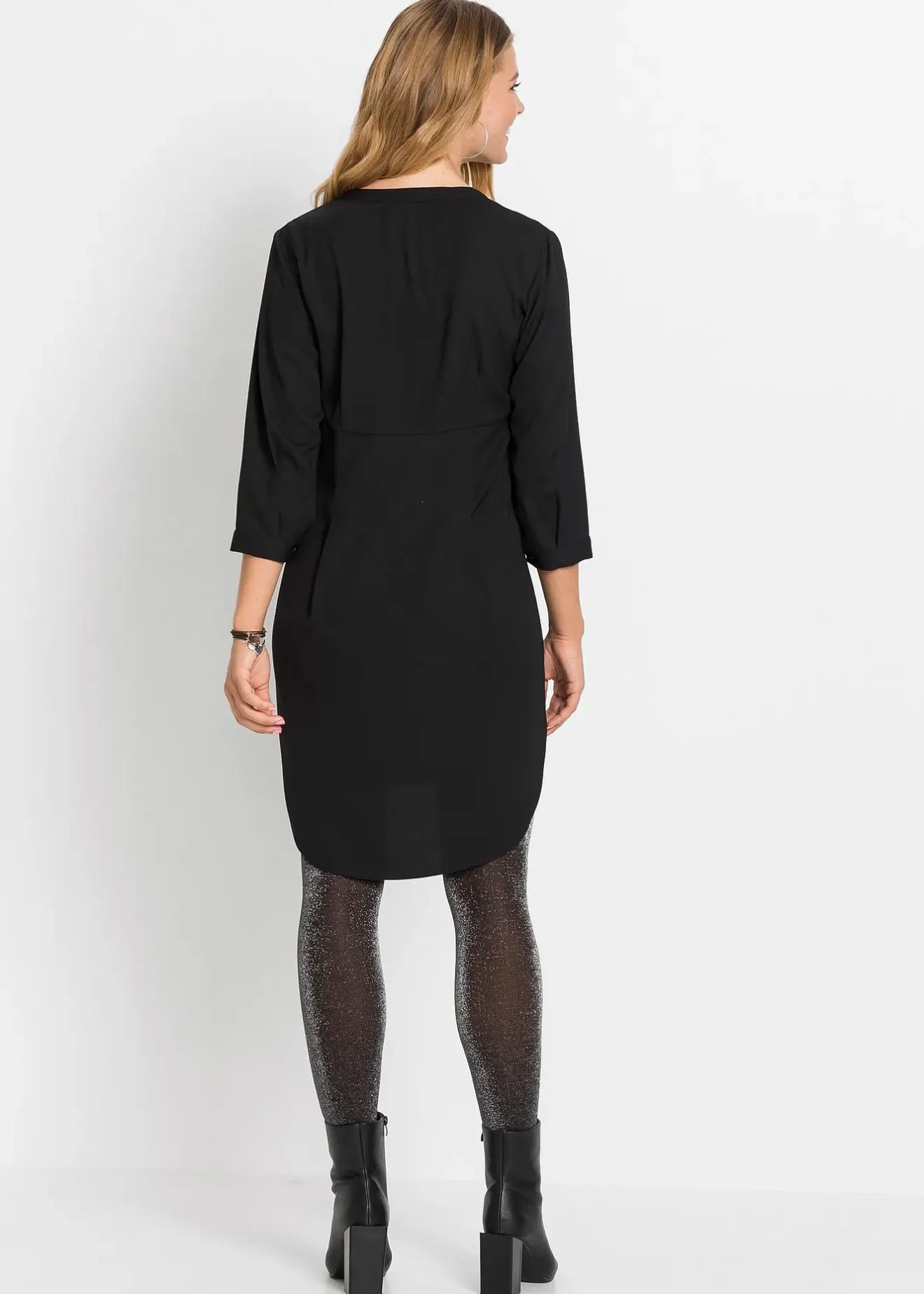 Femme bonprix Robes|Robe-chemise à col boutonné