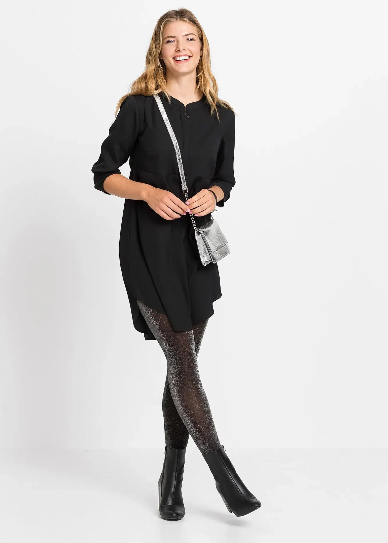 Femme bonprix Robes|Robe-chemise à col boutonné