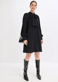 Femme bonprix Robes|Robe-chemise à col lavallière