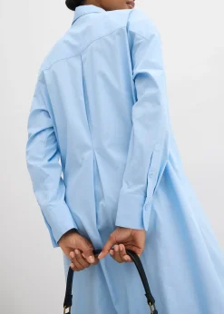 Femme bonprix Robes|Robe-chemise 100% coton