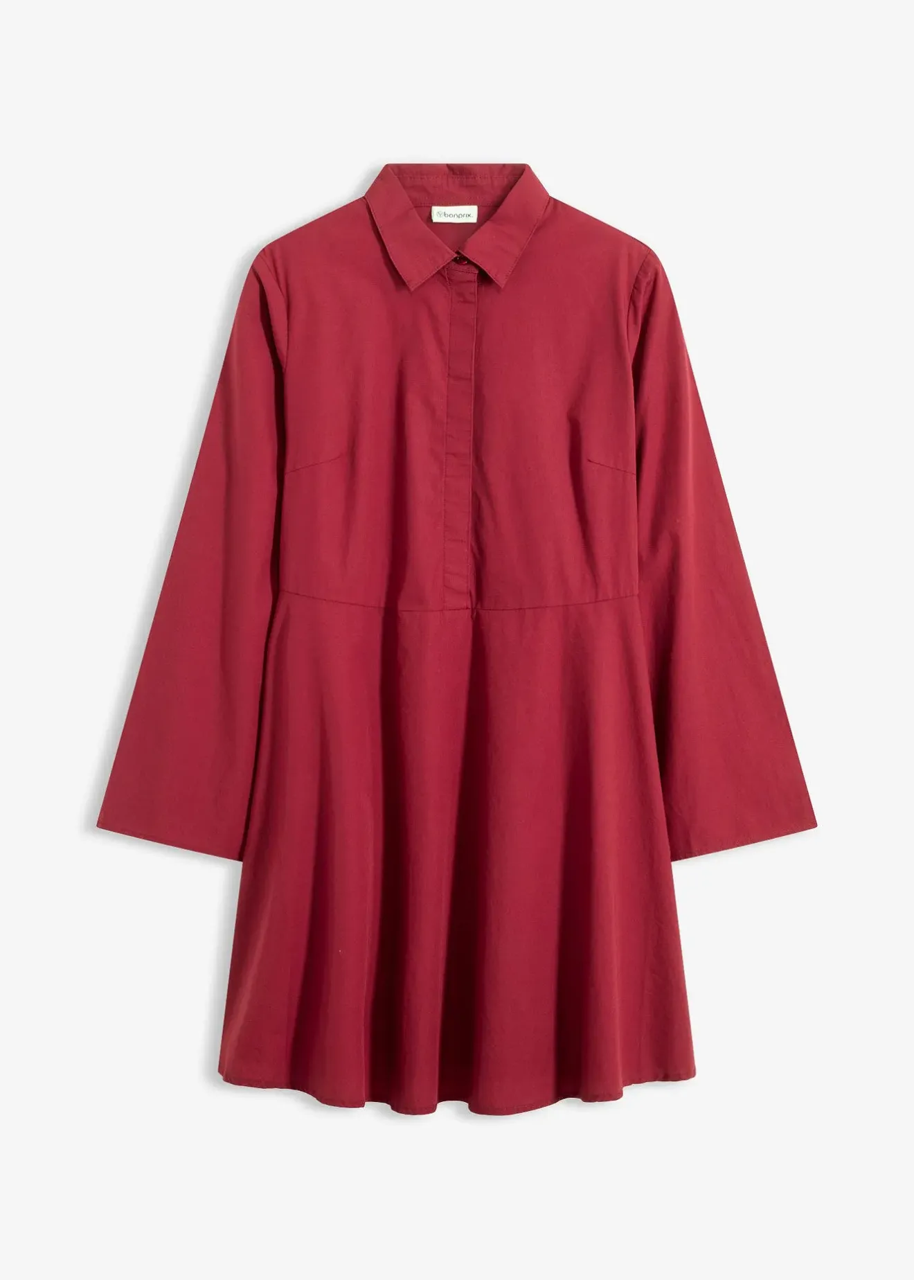 Femme bonprix Robes|Robe-chemise 100% coton