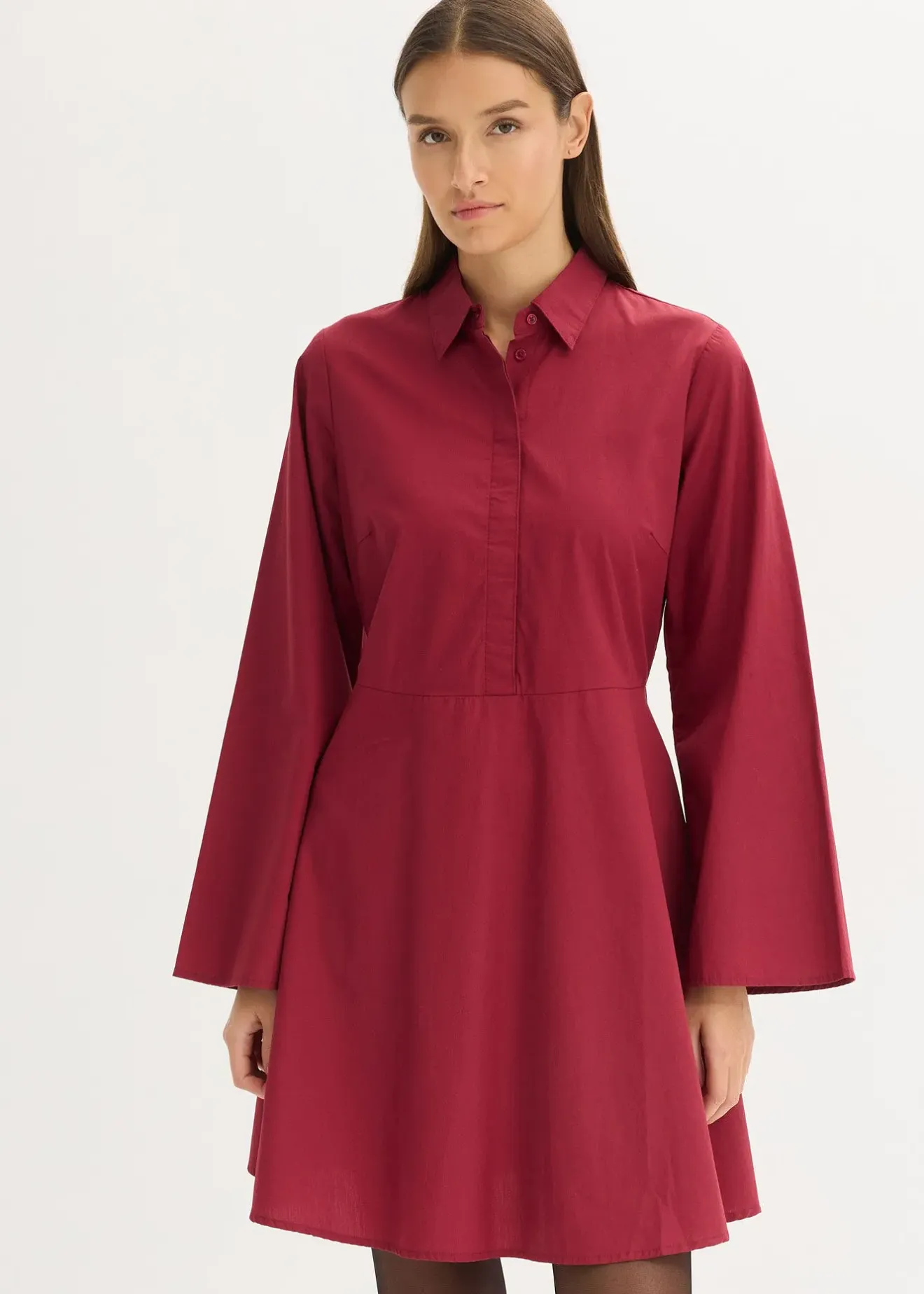 Femme bonprix Robes|Robe-chemise 100% coton