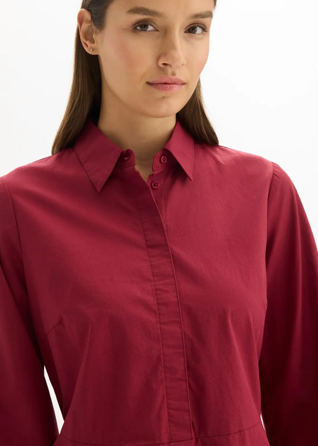 Femme bonprix Robes|Robe-chemise 100% coton