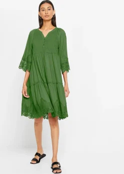 bonprix Robe-chemise à dentelle|Femme Robes