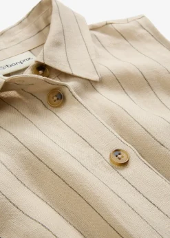 Femme bonprix Premium|Robes|Robe-chemise, 100% lin