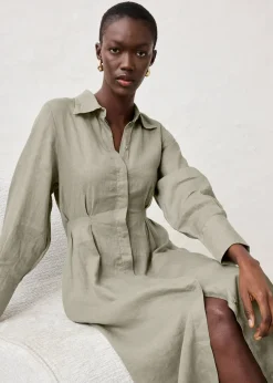 Femme bonprix Premium|Robes|Robe-chemise 100% lin