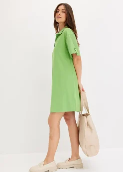 Femme bonprix Robes|Robe-chemise en coton extensible