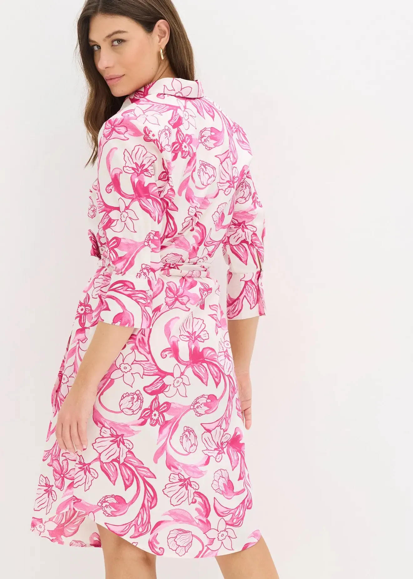 bonprix Robe-chemise en coton mélangé|Femme Robes