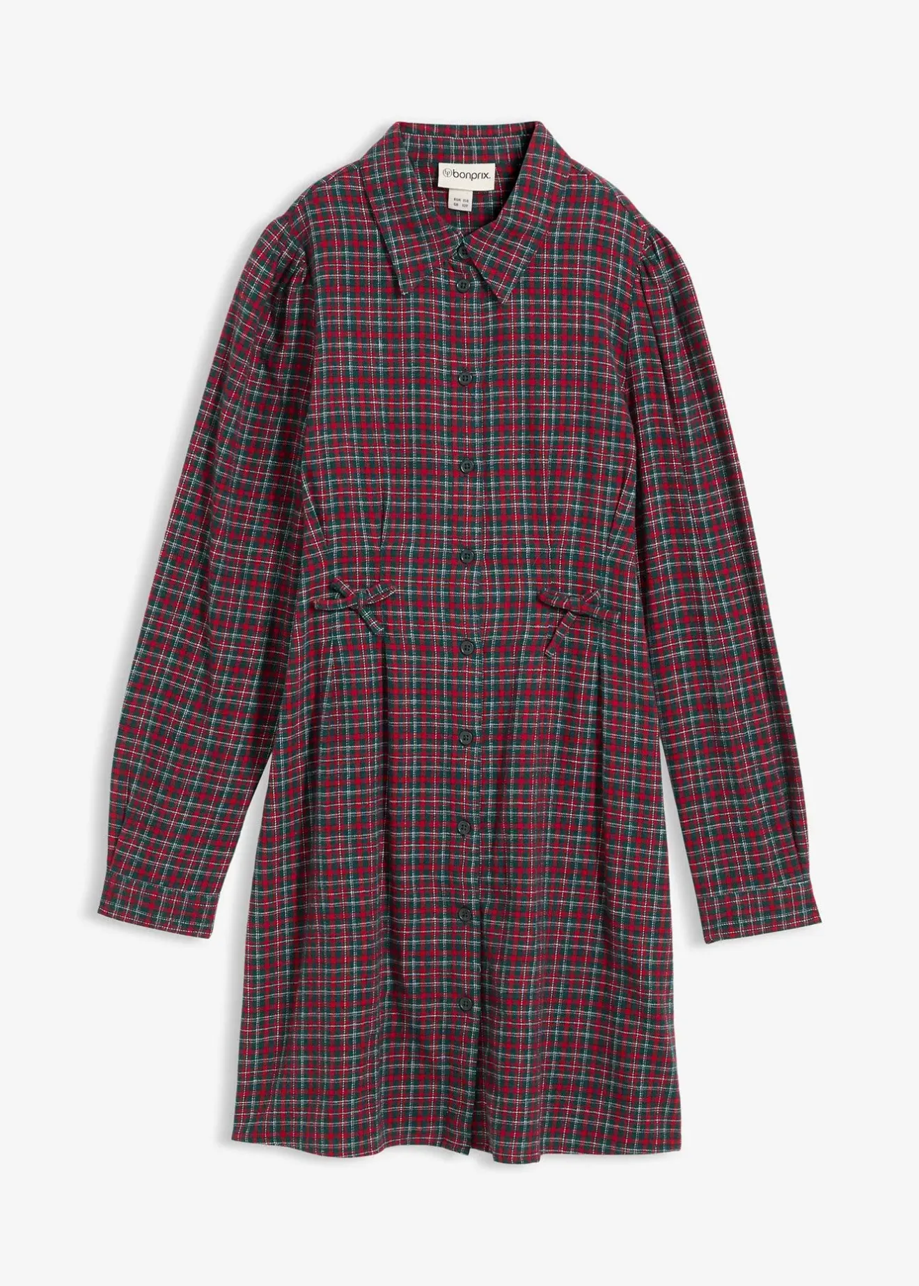 bonprix Robe-chemise en flanelle|Enfant Vêtements Enfant|Filles 9-16 Ans·Robes & Combinaisons