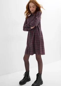 bonprix Robe-chemise en flanelle|Enfant Vêtements Enfant|Filles 9-16 Ans·Robes & Combinaisons