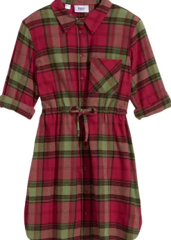 Enfant bonprix Vêtements Enfant|Filles 9-16 Ans·Robes & Combinaisons|Robe-chemise en flanelle
