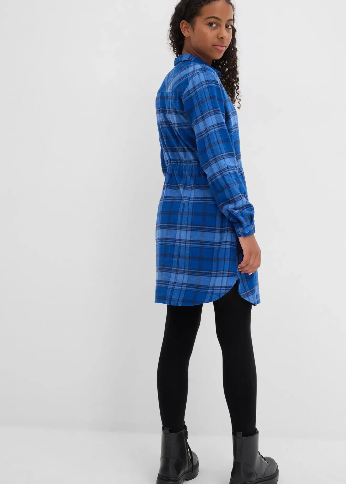 bonprix Robe-chemise en flanelle|Enfant Vêtements Enfant|Filles 9-16 Ans·Robes & Combinaisons