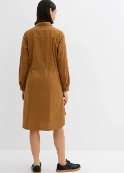 bonprix Robe-chemise en lin et coton|Femme Robes