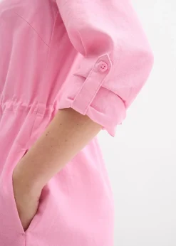 bonprix Robe-chemise en lin et coton|Femme Robes