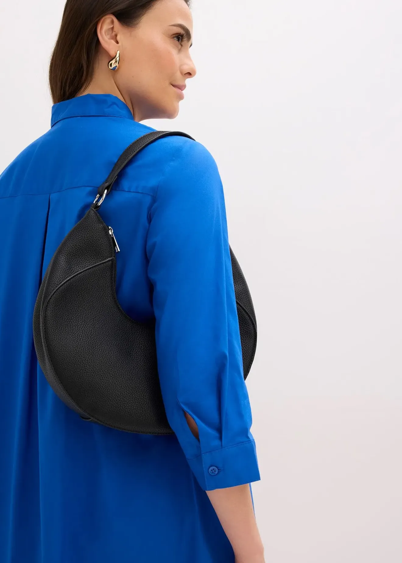 bonprix Robe-chemise en popeline solide|Femme Robes