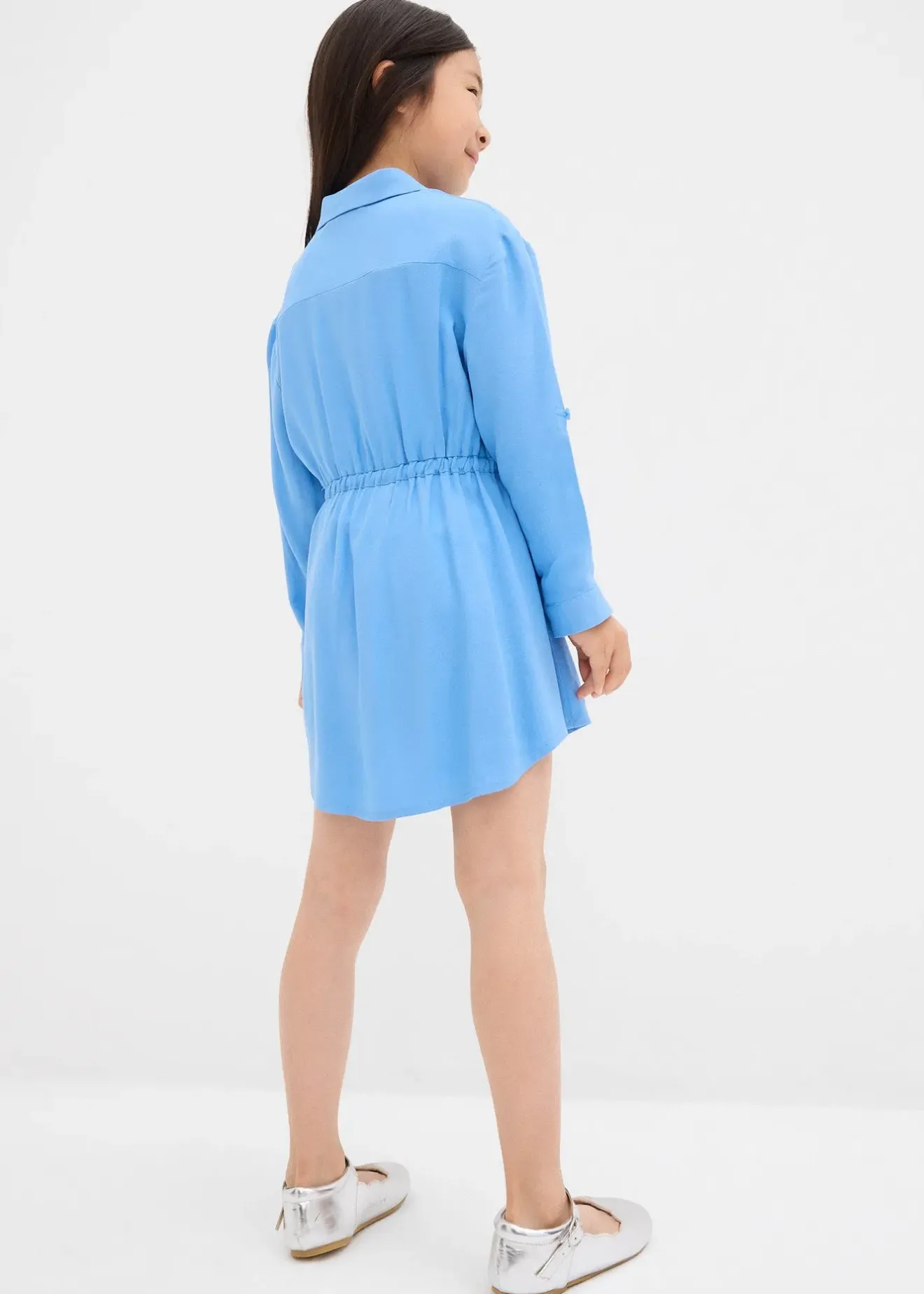 bonprix Robe-chemise en viscose fluide|Enfant Vêtements Enfant|Filles 2-8 Ans·Robes & Jupes