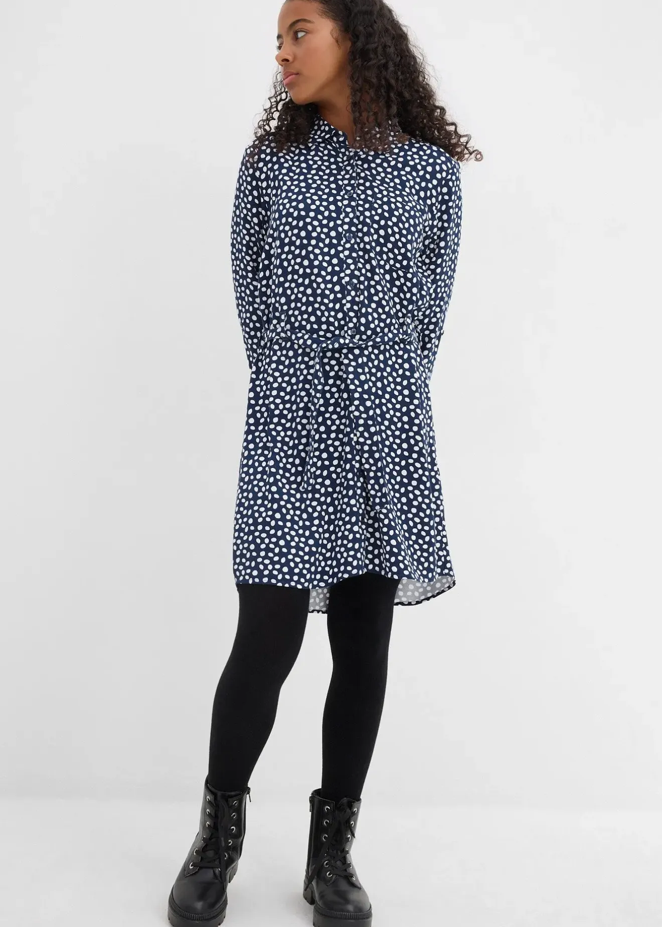 Enfant bonprix Vêtements Enfant|Filles 9-16 Ans·Robes & Combinaisons|Robe-chemise en viscose fluide