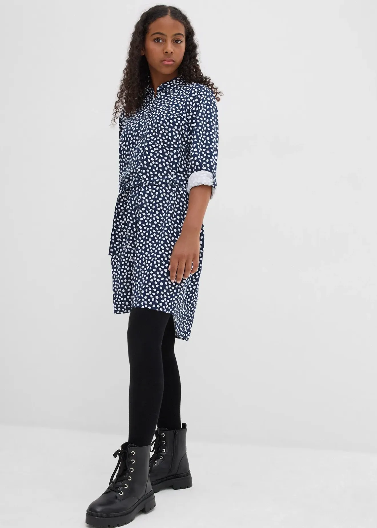 Enfant bonprix Vêtements Enfant|Filles 9-16 Ans·Robes & Combinaisons|Robe-chemise en viscose fluide