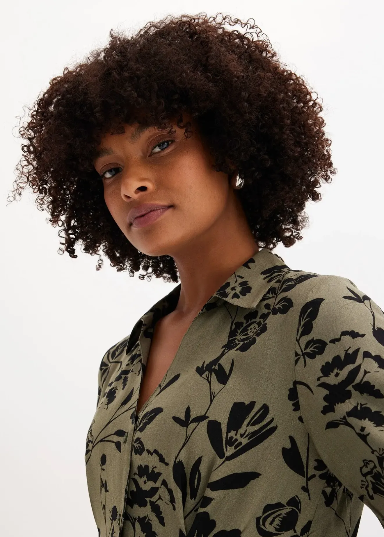 Femme bonprix Tailles Petite|Robe-chemise en viscose fluide