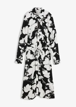 bonprix Robe-chemise en viscose fluide|Femme Robes