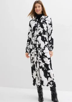 bonprix Robe-chemise en viscose fluide|Femme Robes