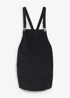 bonprix Robe-salopette de grossesse en velours côtelé extensible|Femme Femme Enceinte