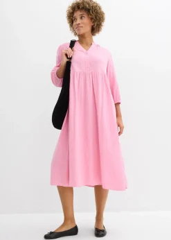 Femme bonprix Robes|Robe-tunique en gaze de coton douce
