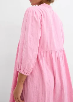 Femme bonprix Robes|Robe-tunique en gaze de coton douce