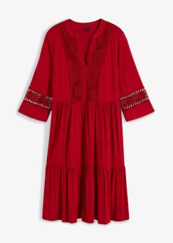 Femme bonprix Robes|Robe-tunique en viscose douce