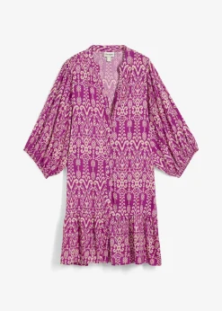 Femme bonprix Robes|Robe-tunique en viscose douce